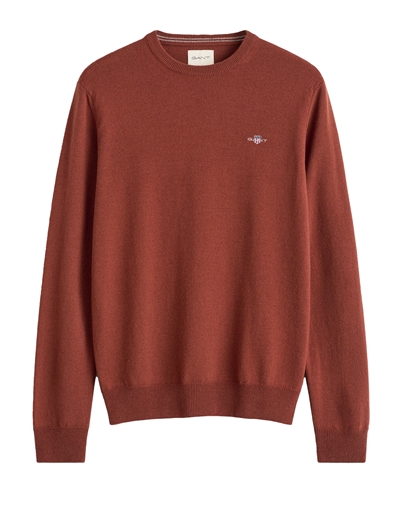 Gant - Lambswool C-Neck - Copperwood 